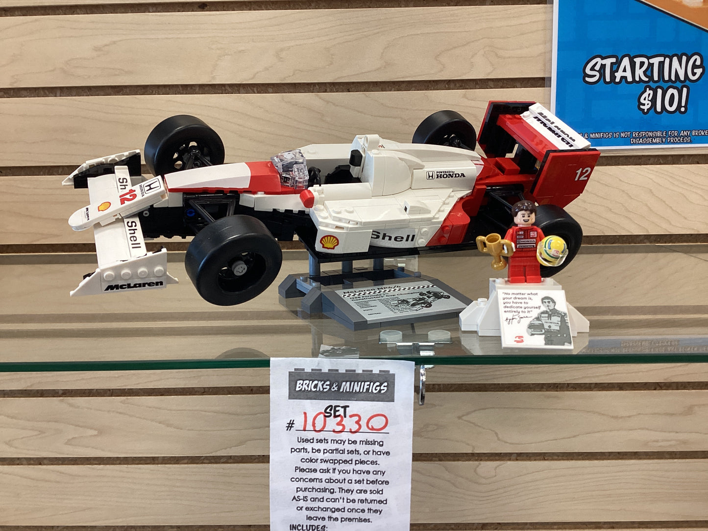10330 McLaren MP4/4 & Ayrton Senna-USED