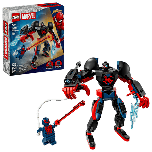 76337 Miles Morales Mech vs. Spider-Man 2099