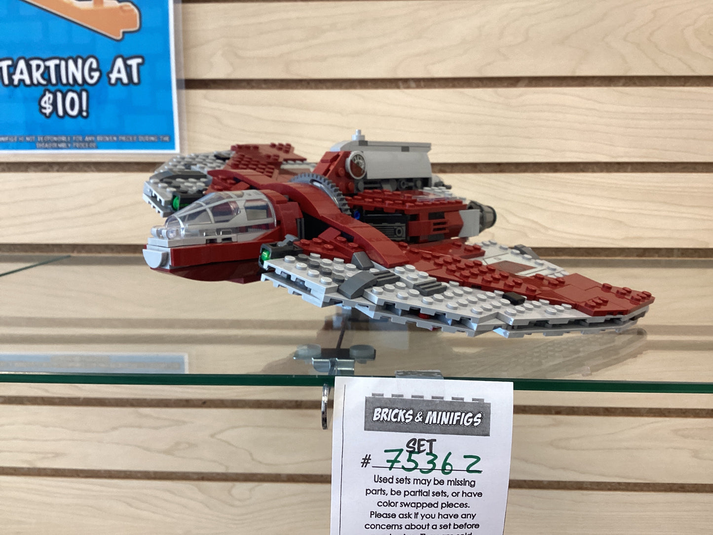 75362 Ahsoka Tano's T-6 Jedi Shuttle - USED