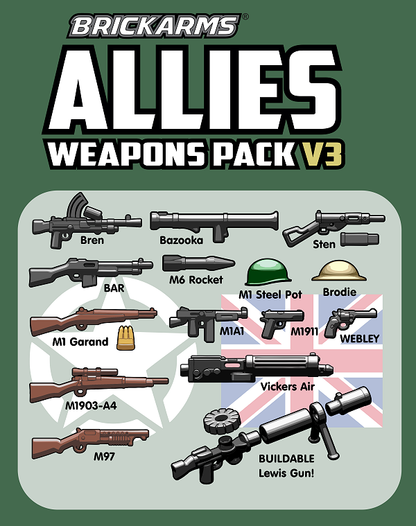 WW2 Allies Weapons Pack v3