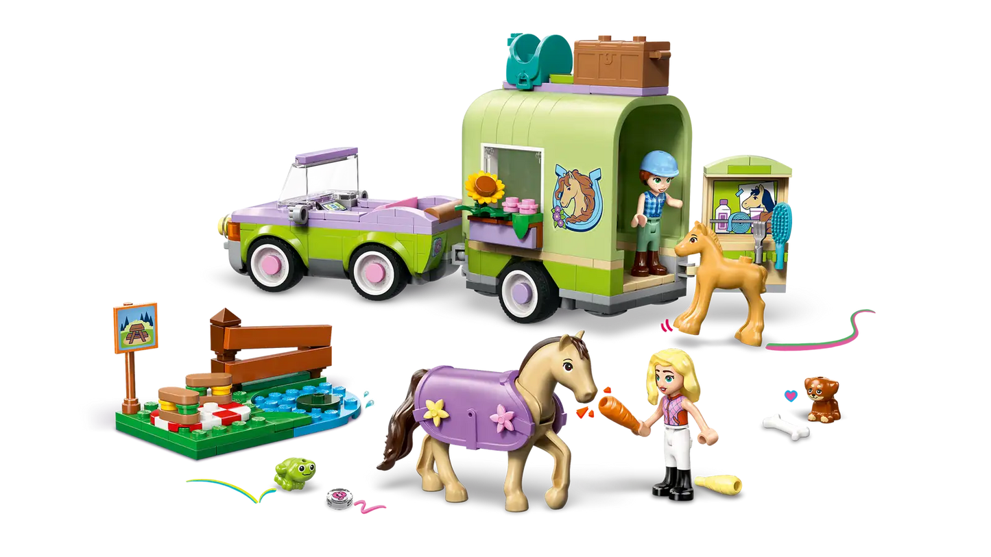 42695 Horse & Baby Foal Trailer