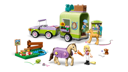 42695 Horse & Baby Foal Trailer