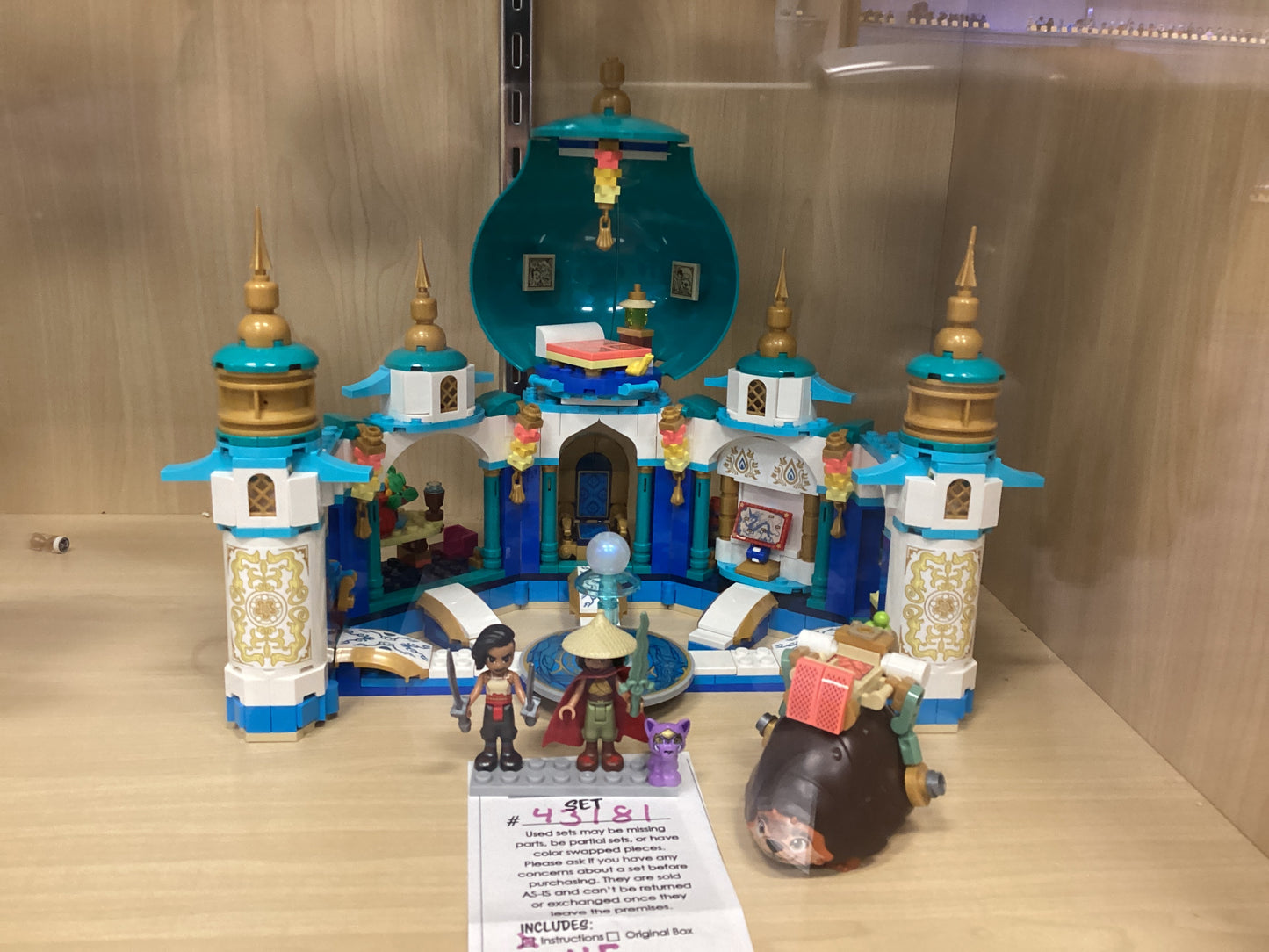 43181 Raya and the Heart Palace - USED