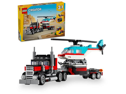 31146 Flatbed Truck with Helicopter - CERTIFIED