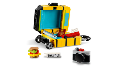 40817 Yellow Travel Suitcase