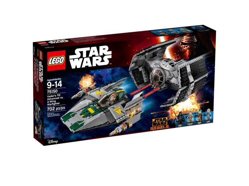 75150 Vader's TIE Advanced vs. A-Wing Starfighter