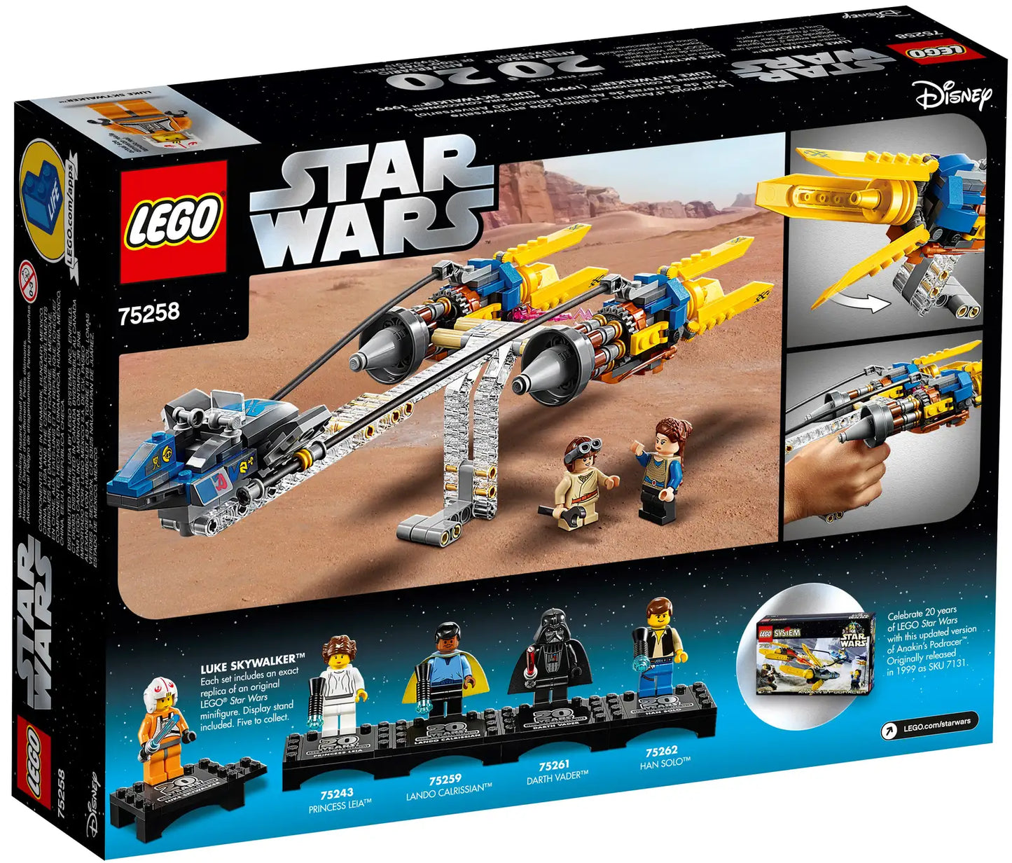 75258 Anakin’s Podracer 20th Anniversary Edition
