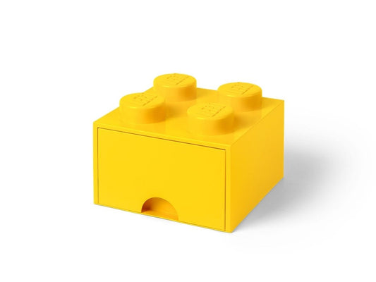 4-Stud Brick Drawer Yellow