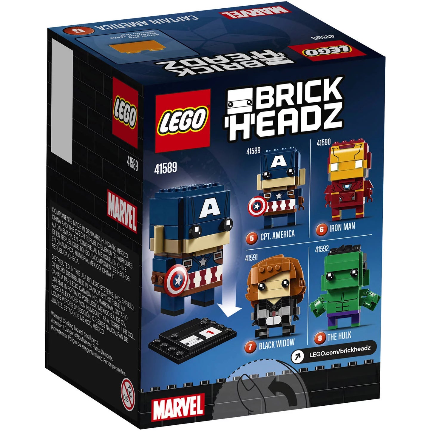 41589 Captain America Bricks and Minifigs St. Petersburg