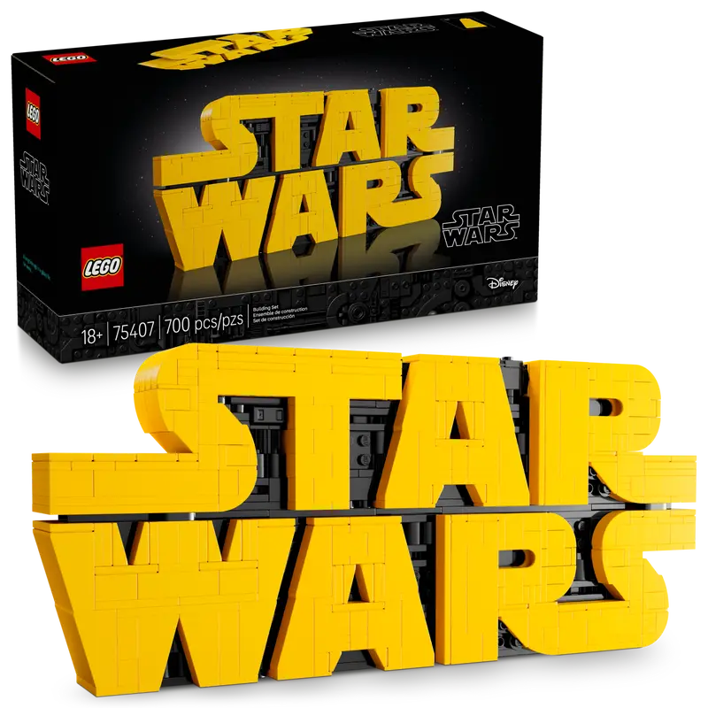 75407 Brick-Built Star Wars Logo - CERTIFIED
