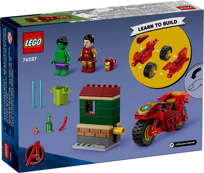 76287 Iron Man with Bike and The Hulk