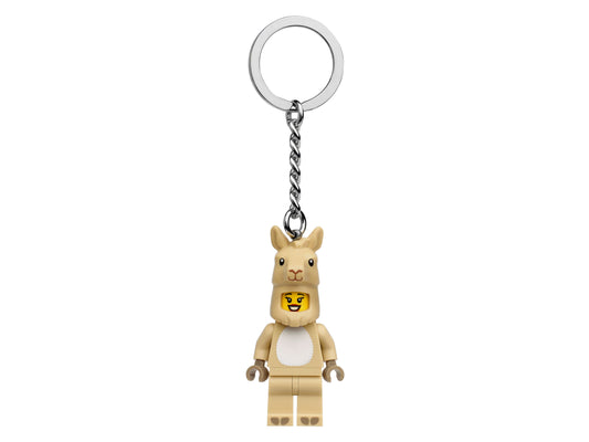 Llama Girl Key Chain