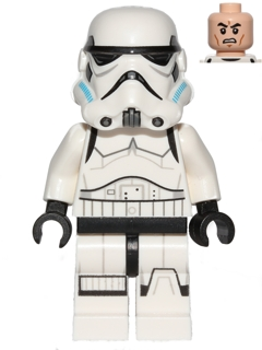 Imperial Stormtrooper - Printed Legs, Dark Azure Helmet Vents - Grimacing Head Pattern