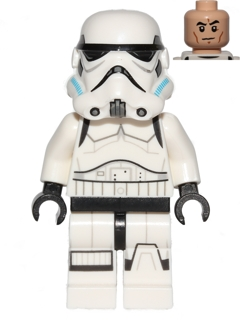 Imperial Stormtrooper - Printed Legs, Dark Azure Helmet Vents, Frown