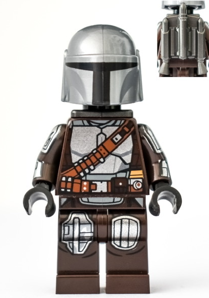 The Mandalorian - Silver Beskar Armor, Jet Pack